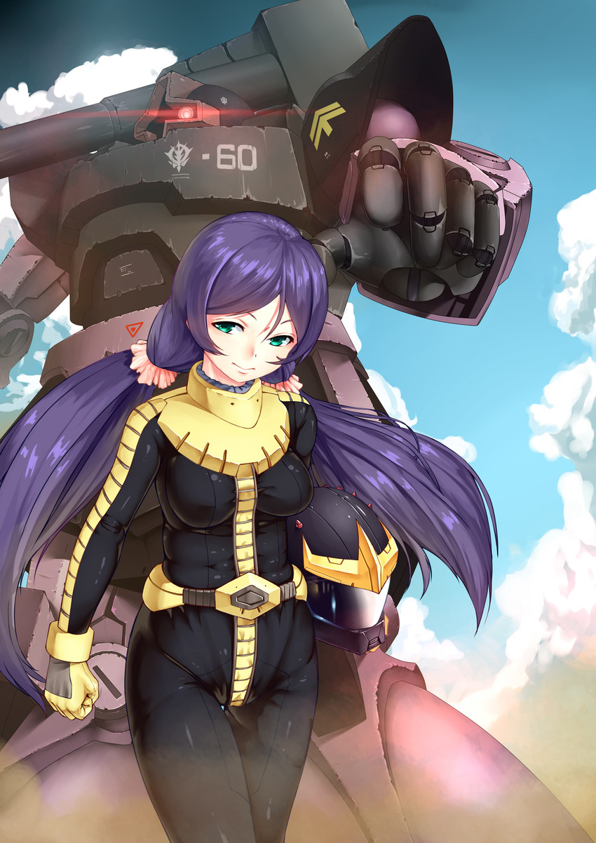 tojo nozomi, dom, and black tri-stars (love live! and 4 more) drawn by huai_diao_de_zongzi