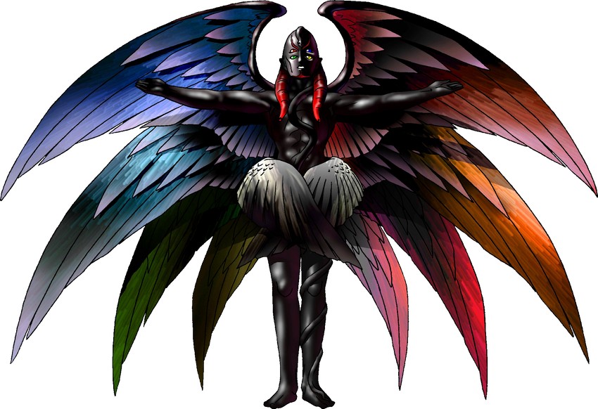 yaldabaoth (shin megami tensei and 1 more) drawn by kazuma_kaneko