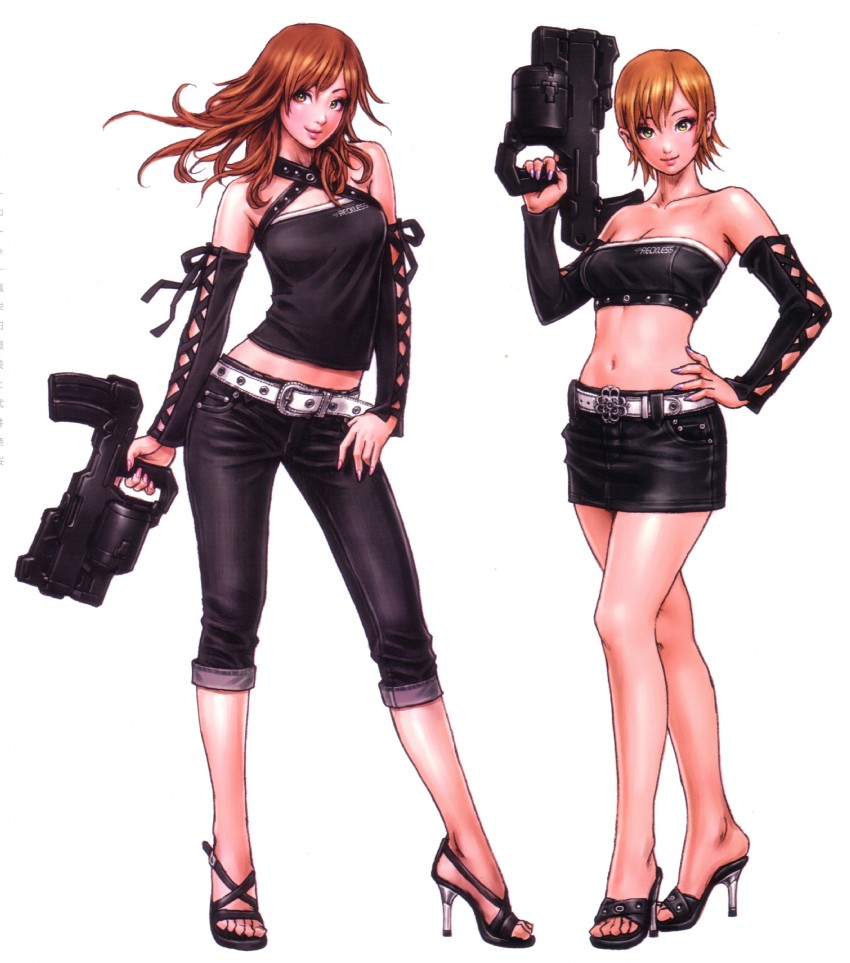 takei nao and maeda yumi (original) drawn by yamashita_shun'ya