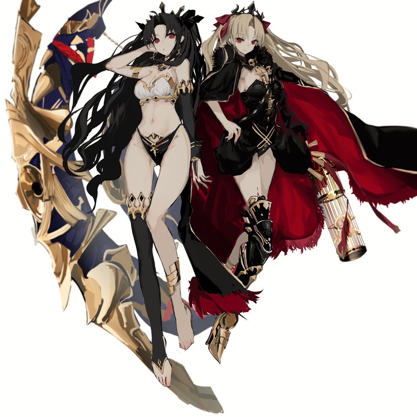 ereshkigal and ishtar (fate and 1 more) drawn by narue