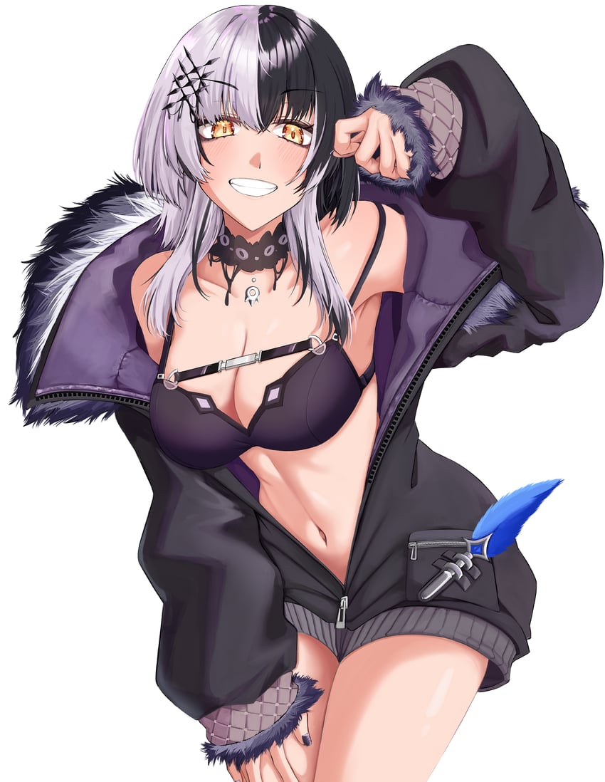 shiori novella (hololive and 1 more) drawn by mmneko