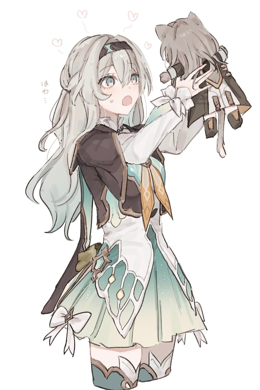 trailblazer, firefly, and stelle (honkai and 1 more) drawn by rekka_shinai