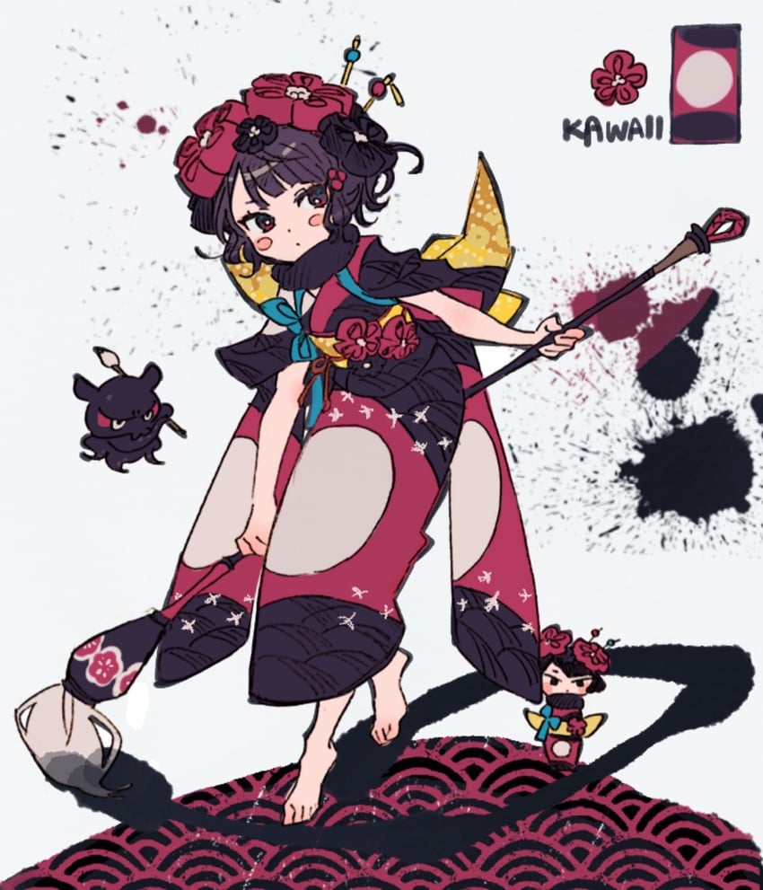 katsushika hokusai and tokitarou (fate and 1 more) drawn by oimo_(14sainobba)