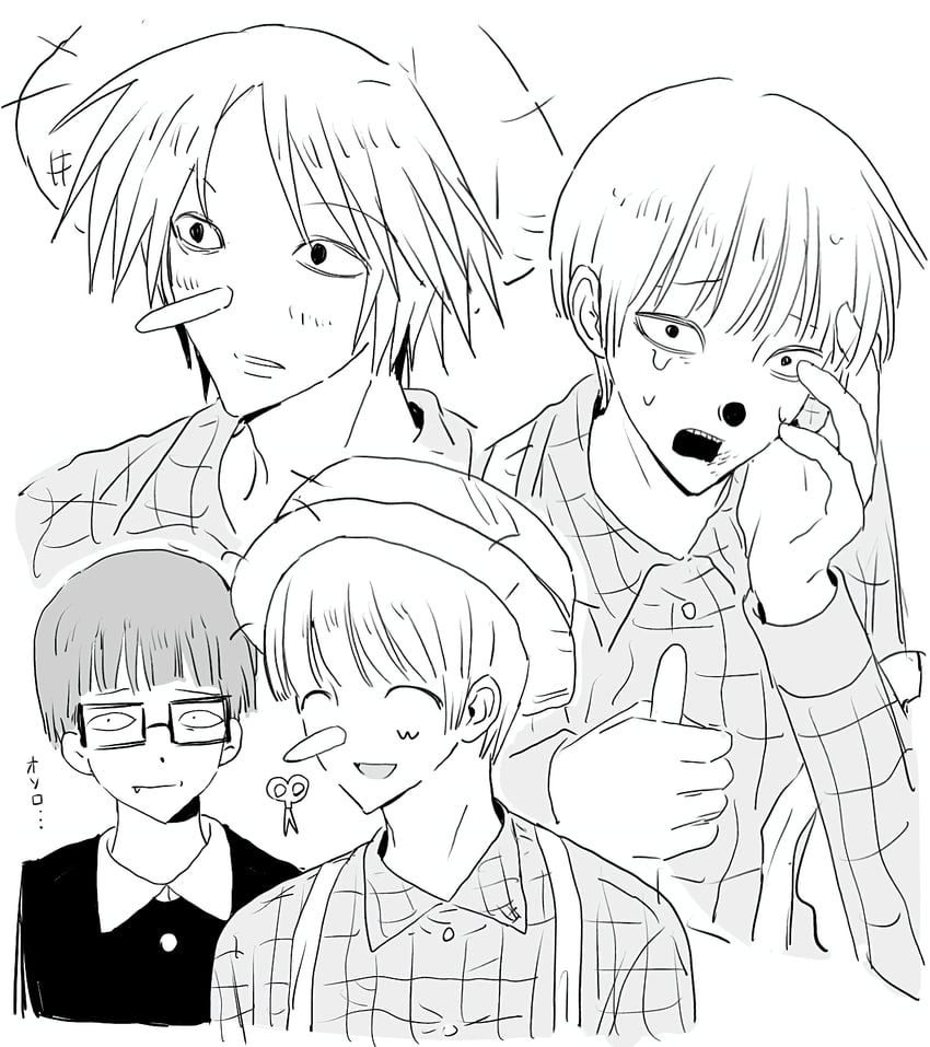 randal ivory and scarecrow kid (randal's friends) drawn by x50n9