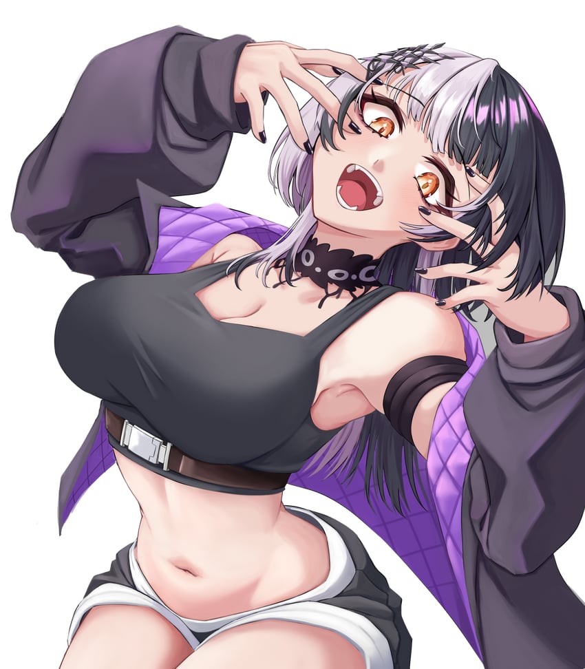 shiori novella (hololive and 1 more) drawn by mmneko