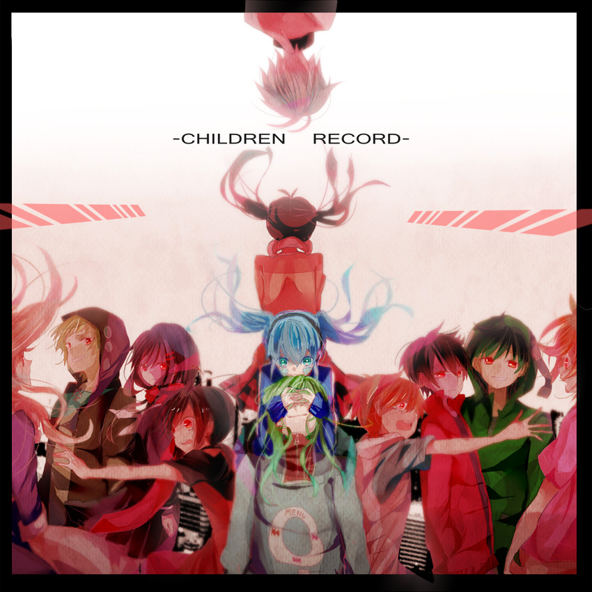 tateyama ayano, kozakura marry, kisaragi shintarou, kido tsubomi, ene, and 7 more (kagerou project and 1 more) drawn by shiratama_anzu