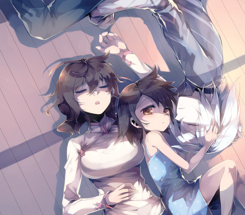 accelerator, last order, and misaka worst (toaru majutsu no index and 1 more) drawn by asamiyajy