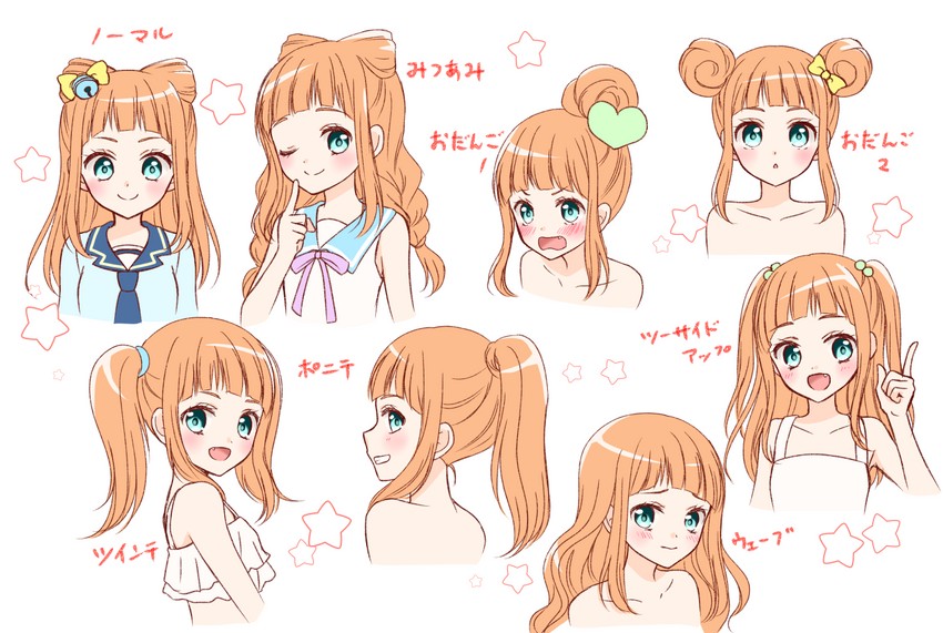 saotome ako (aikatsu! and 1 more) drawn by tiramisu651
