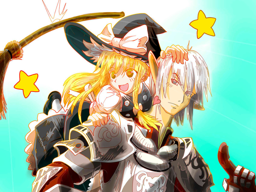 kirisame marisa and buront (touhou and 3 more) drawn by fifiruu