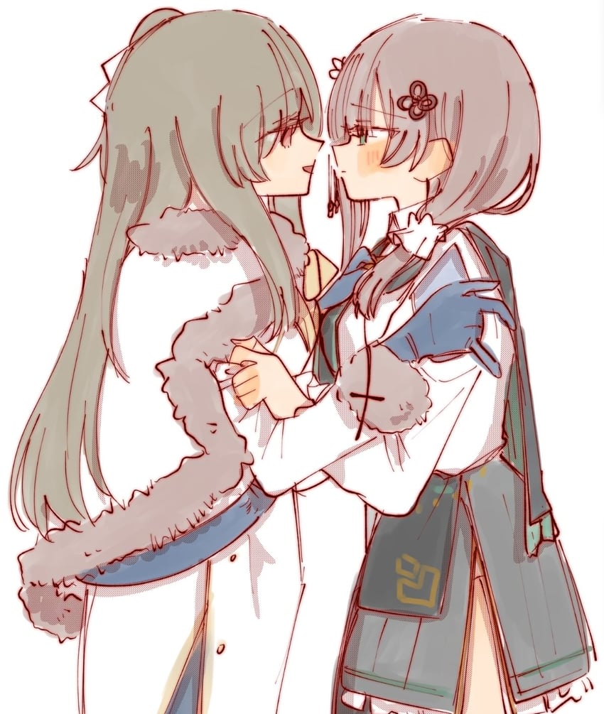 kuo shenlin and wang yujia (assault lily) drawn by rui_rui_rui0122