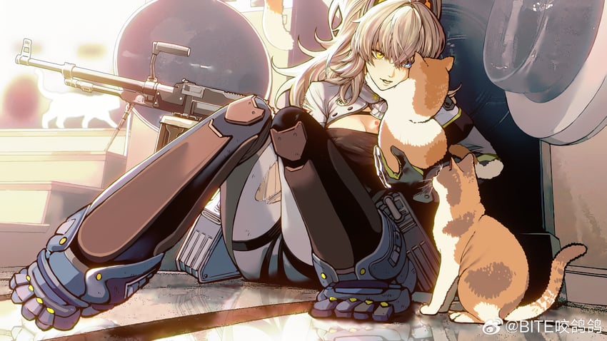 peritya (girls' frontline and 1 more) drawn by bite_yaogege