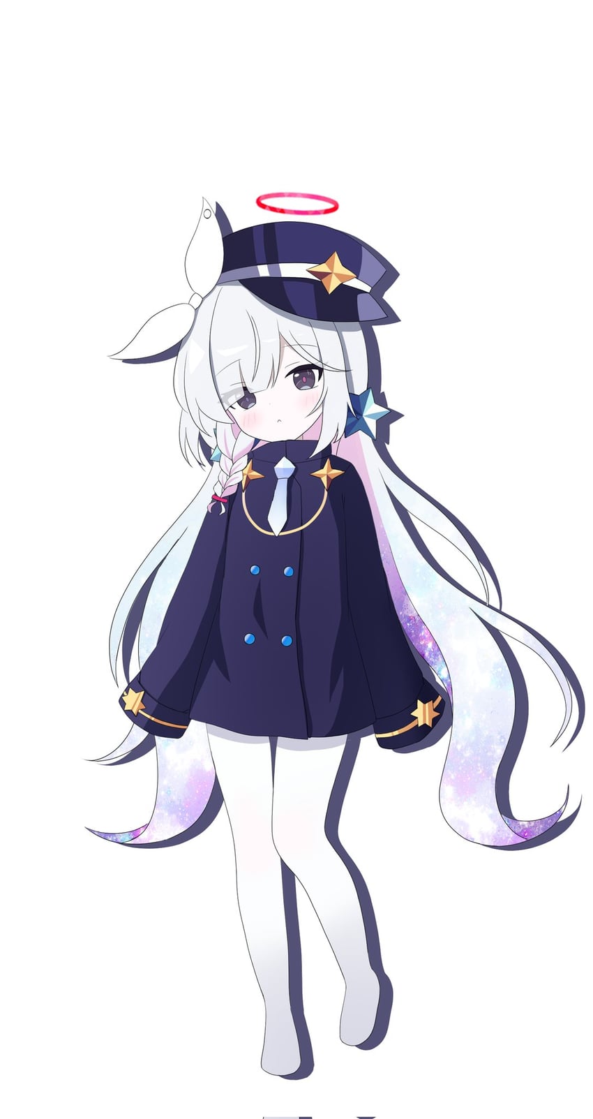 plana and milky way cookie (blue archive and 2 more) drawn by iisa111111