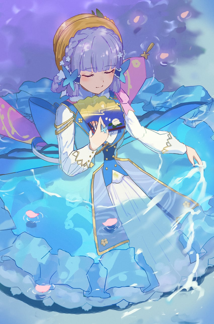 kamisato ayaka (genshin impact) drawn by ryoha_kosako