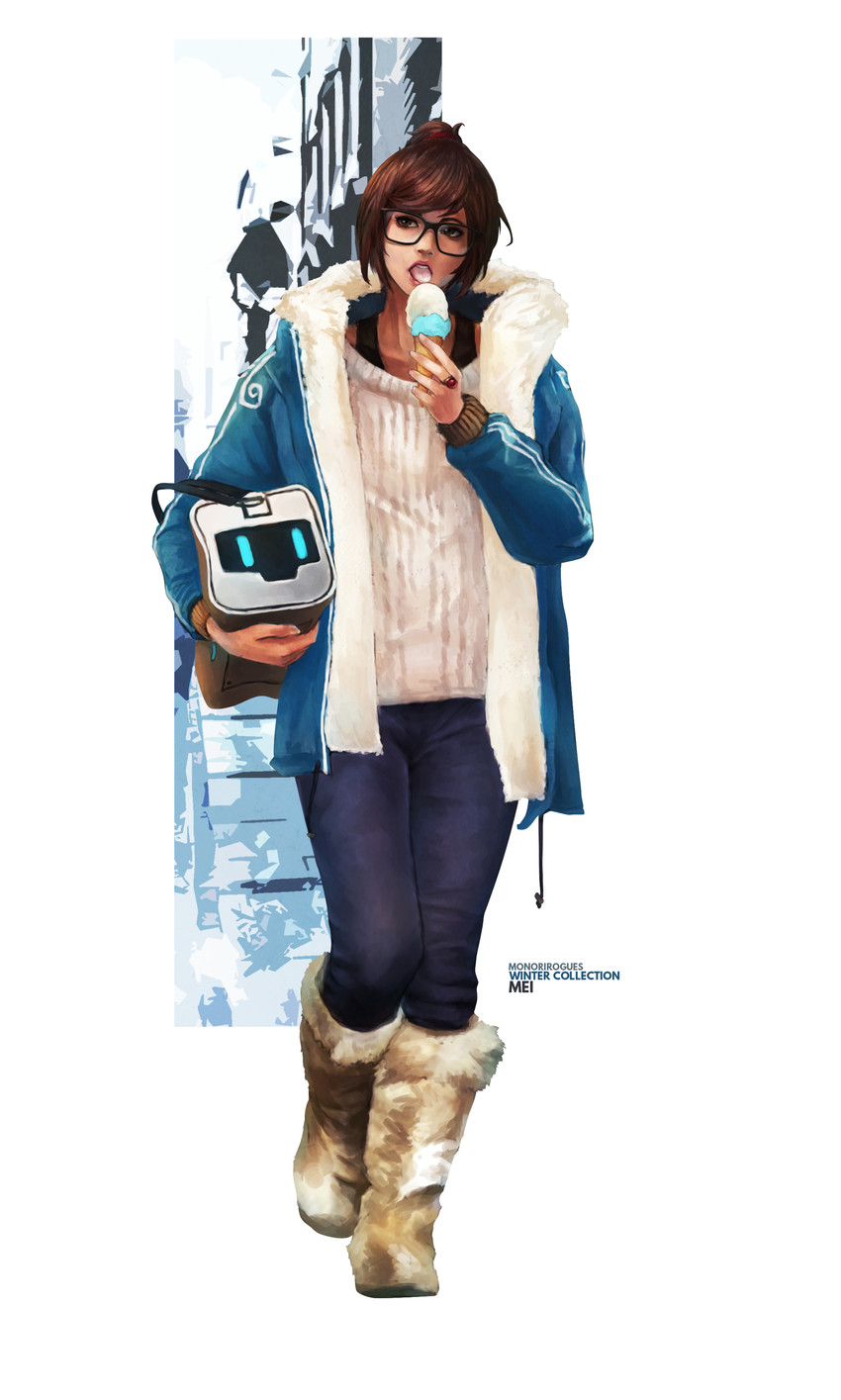 mei (overwatch and 1 more) drawn by monori_rogue