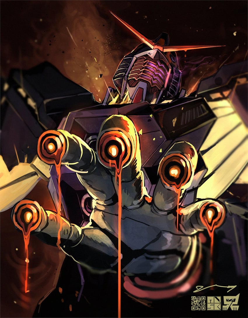 psycho gundam (gundam and 1 more) drawn by makitoyuito