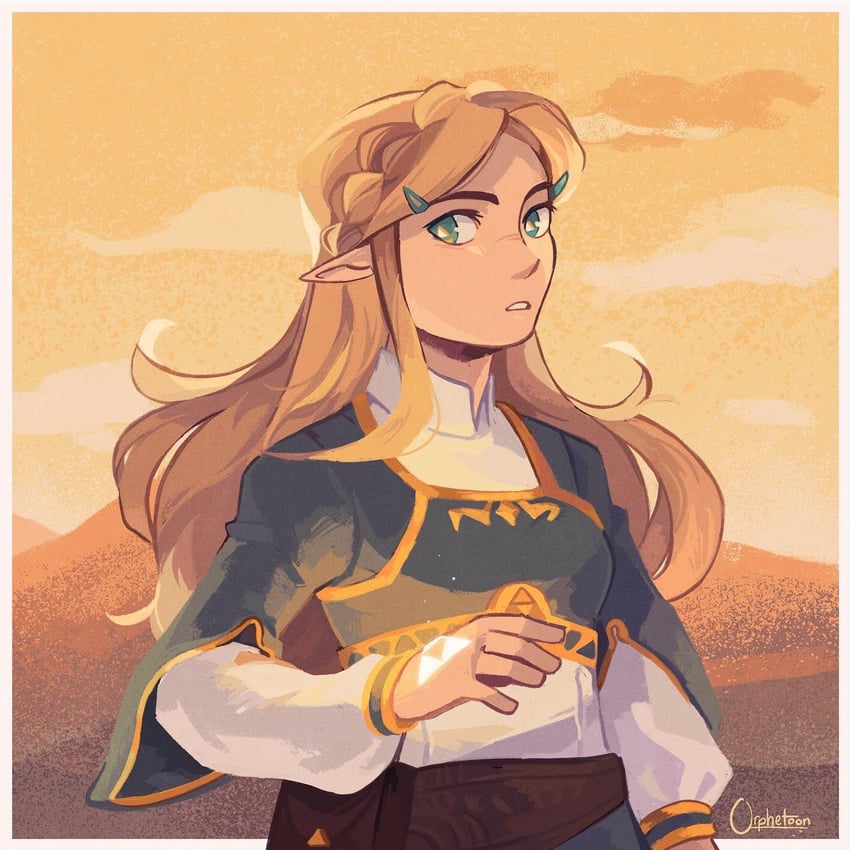 princess zelda (the legend of zelda and 1 more) drawn by orphetoon
