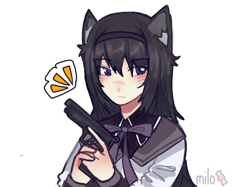 akemi homura (mahou shoujo madoka magica) drawn by evatsunakaa
