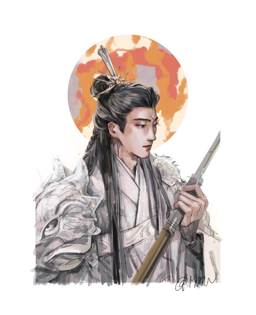 jun wu (tianguan cifu) drawn by mooncakebun