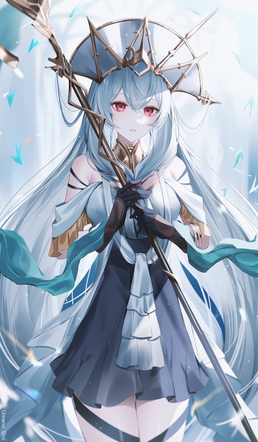 skadi and skadi the corrupting heart (arknights) drawn by umeno_shii