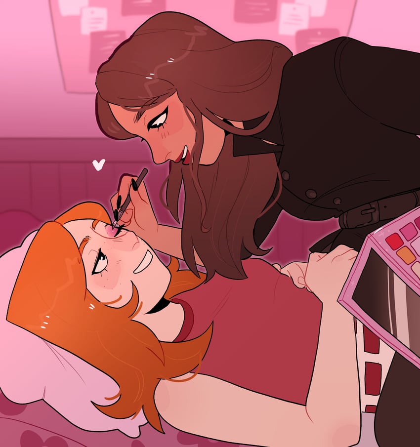 candace flynn and vanessa doofenshmirtz (phineas and ferb) drawn by m0nomercy