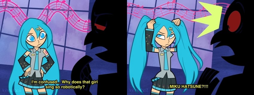 hatsune miku (vocaloid) drawn by tehnutball