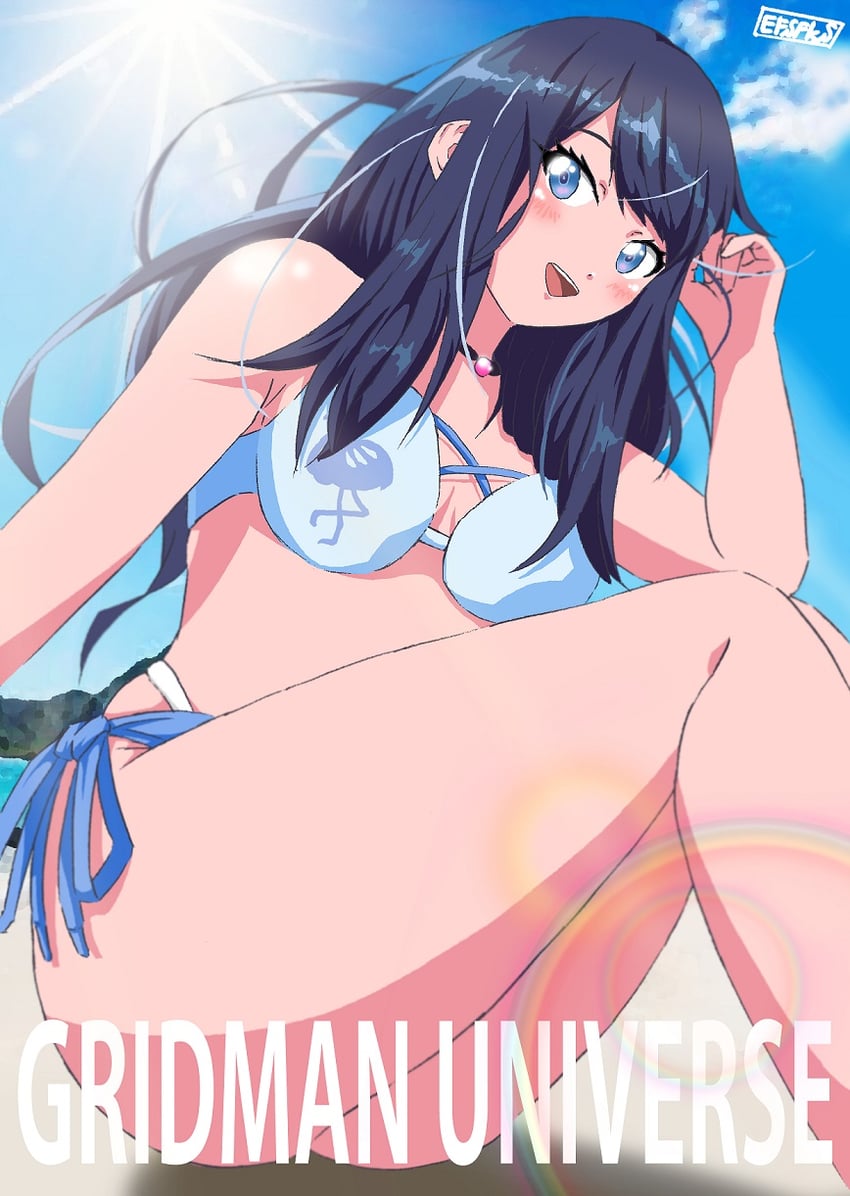 takarada rikka (gridman universe and 1 more) drawn by efsfksx666s