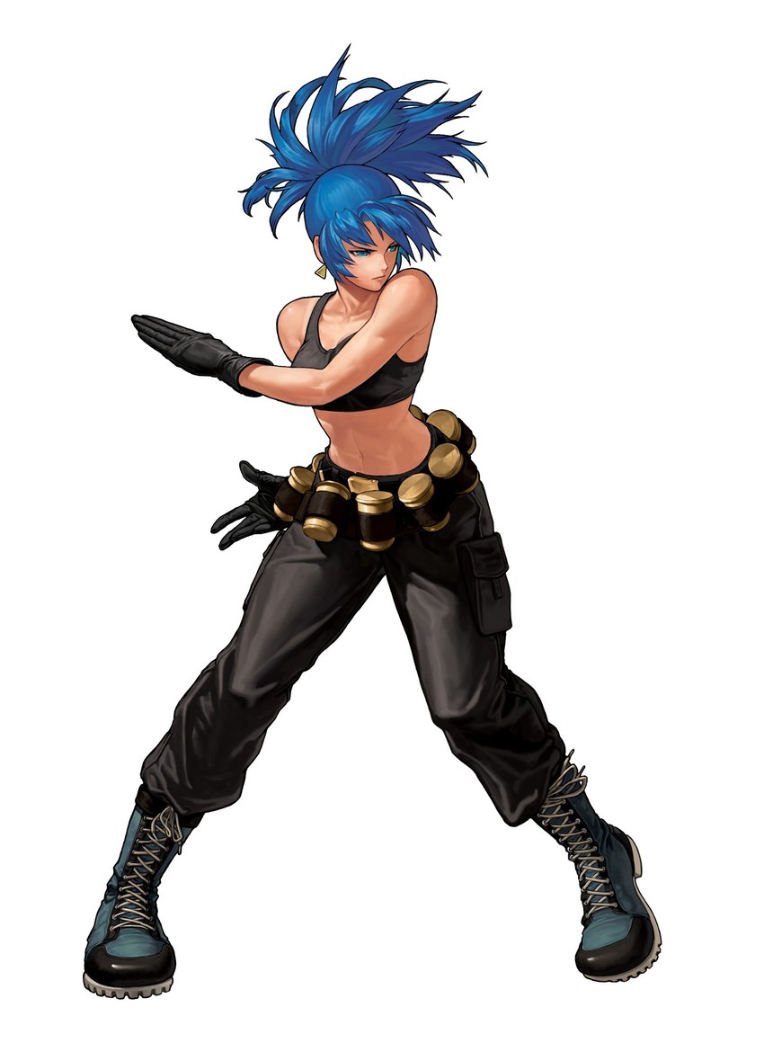 leona heidern (the king of fighters and 1 more) drawn by ogura_eisuke