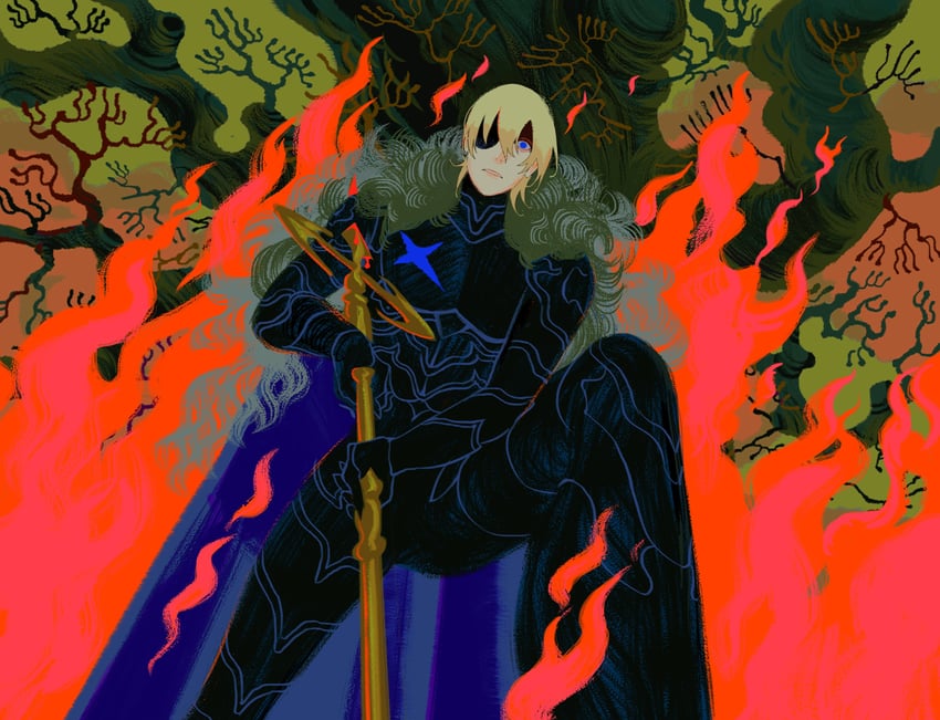 dimitri alexandre blaiddyd (fire emblem and 1 more) drawn by sarakipin