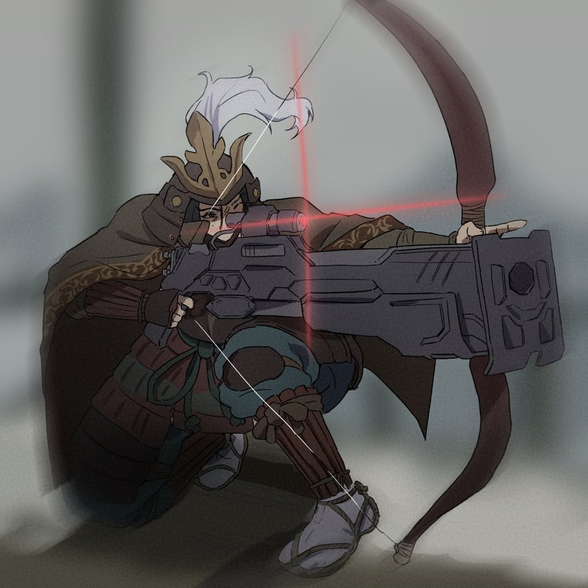ashina genichirou (armored core and 3 more) drawn by rikonojan