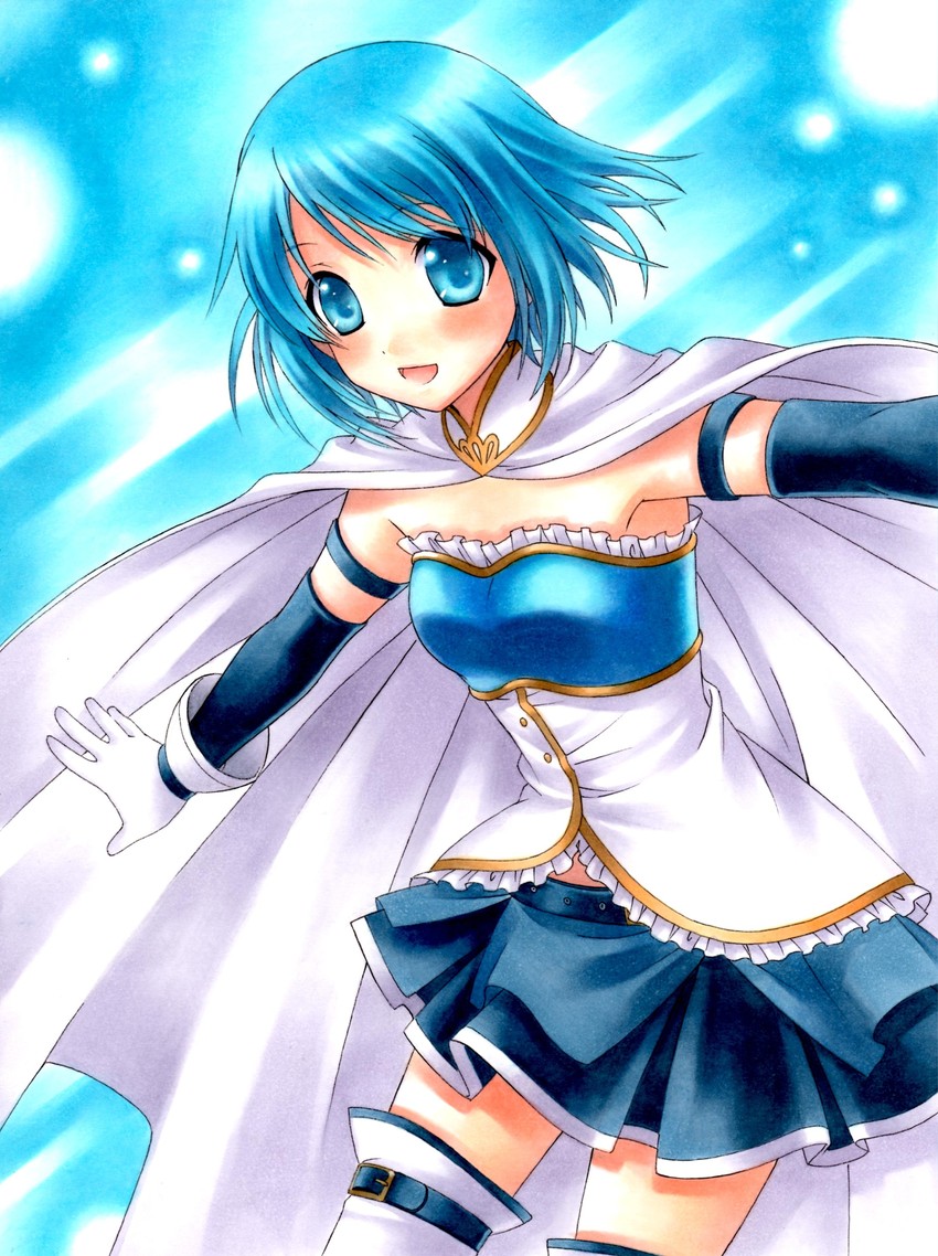 miki sayaka (mahou shoujo madoka magica) drawn by ricoricolove