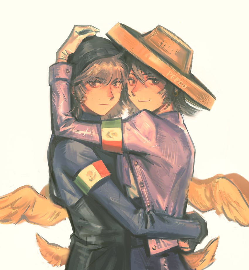quackity and elquackity (minecraft youtube and 2 more) drawn by peeco_0