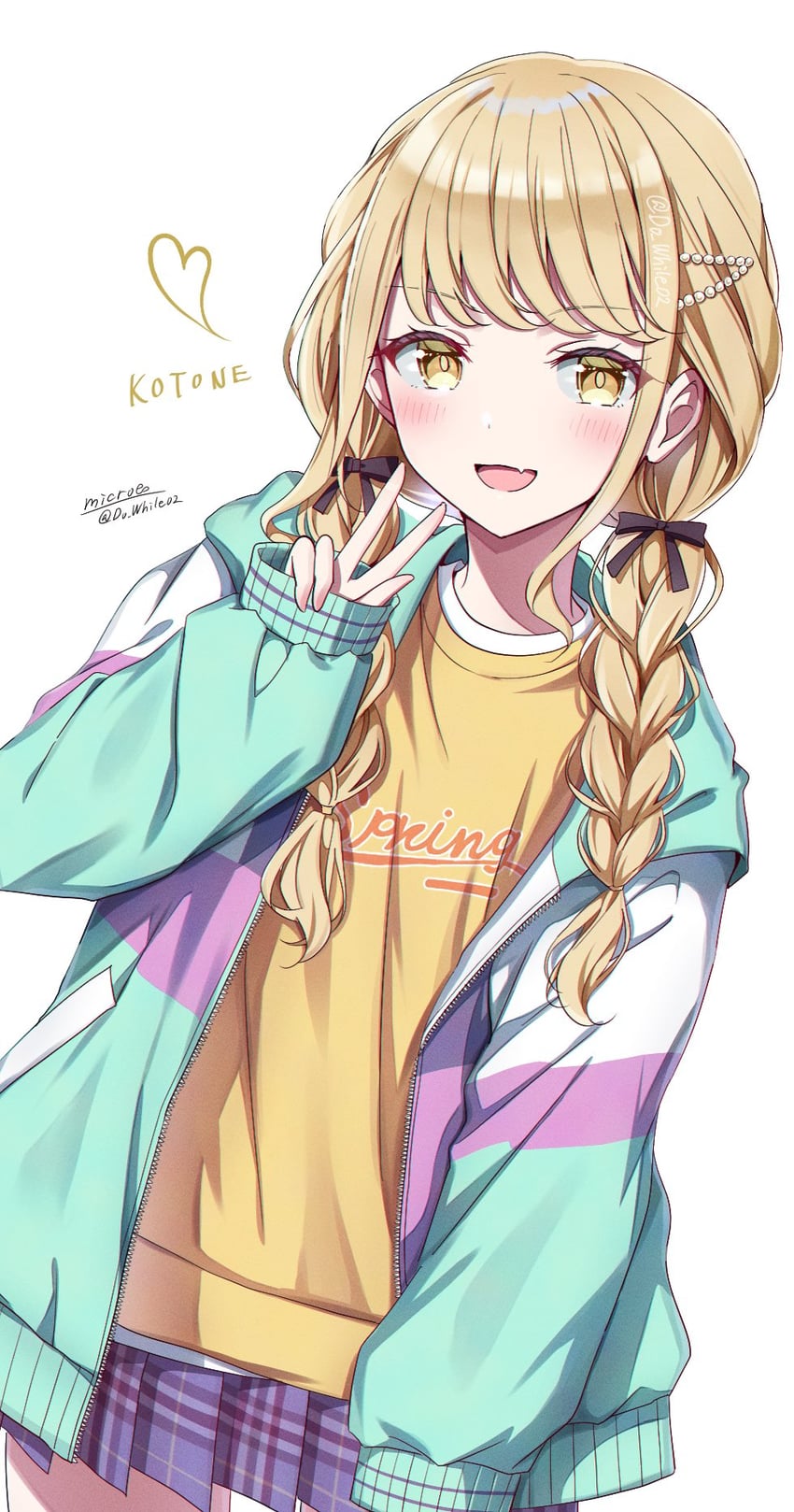 fujita kotone (idolmaster and 1 more) drawn by do_while02