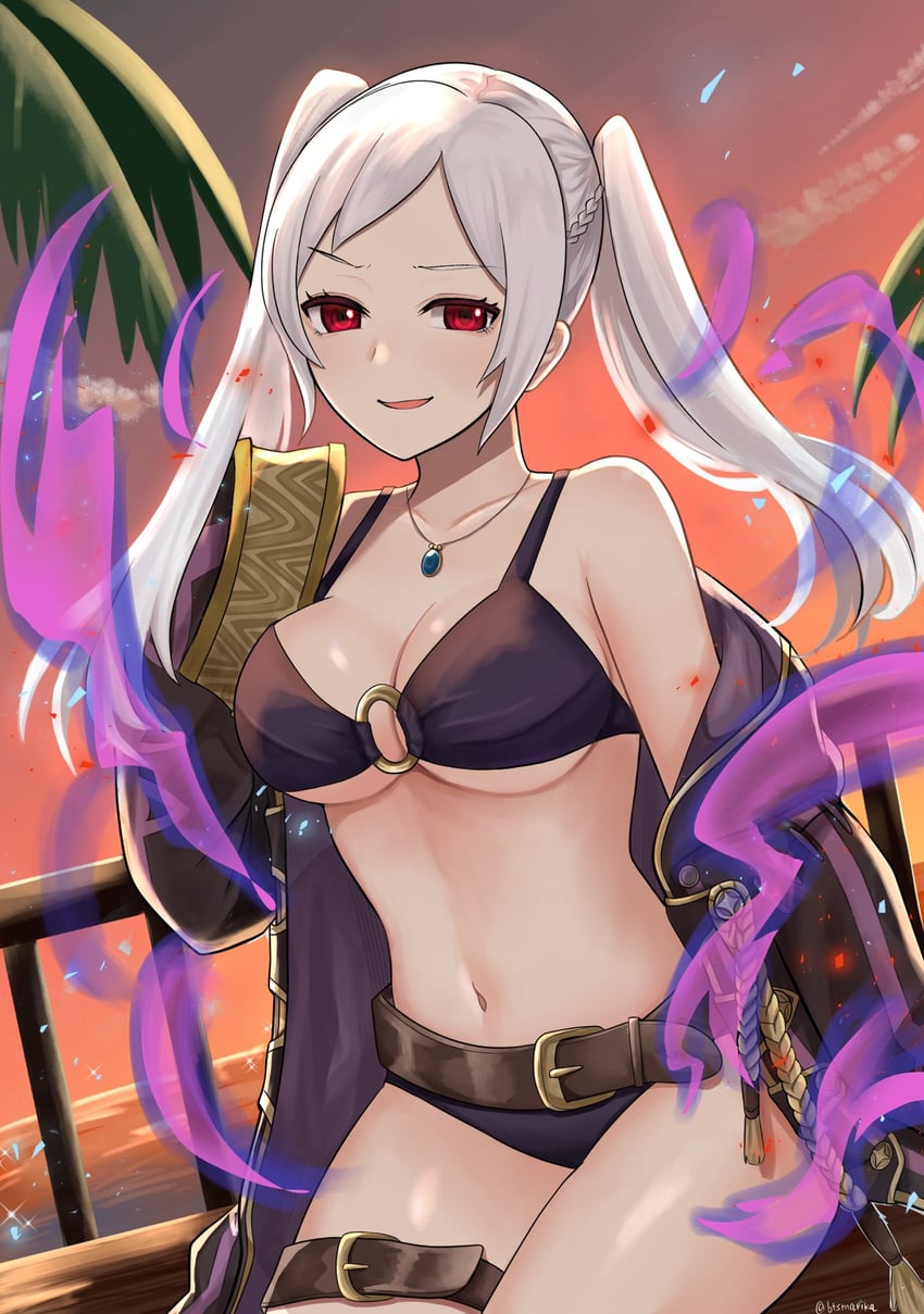 female robin (fire emblem and 2 more) drawn by otokajife