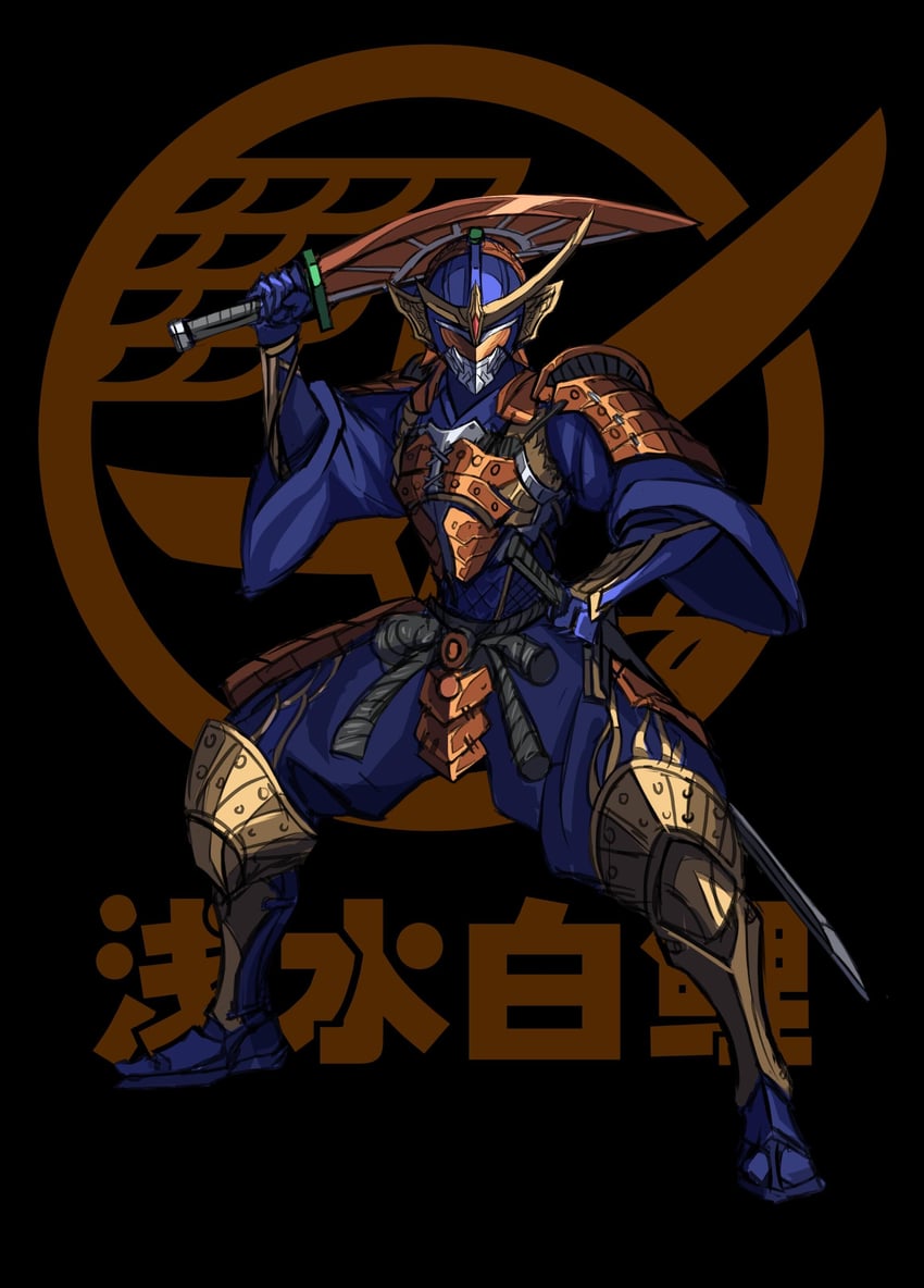 kamen rider gaim (kamen rider and 1 more) drawn by 3ok