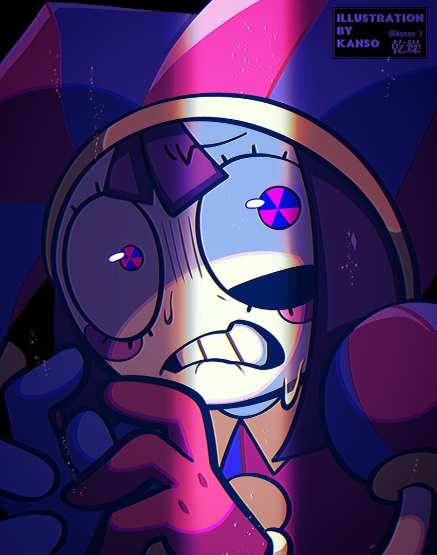pomni (the amazing digital circus) drawn by kansou_(kanso_1)