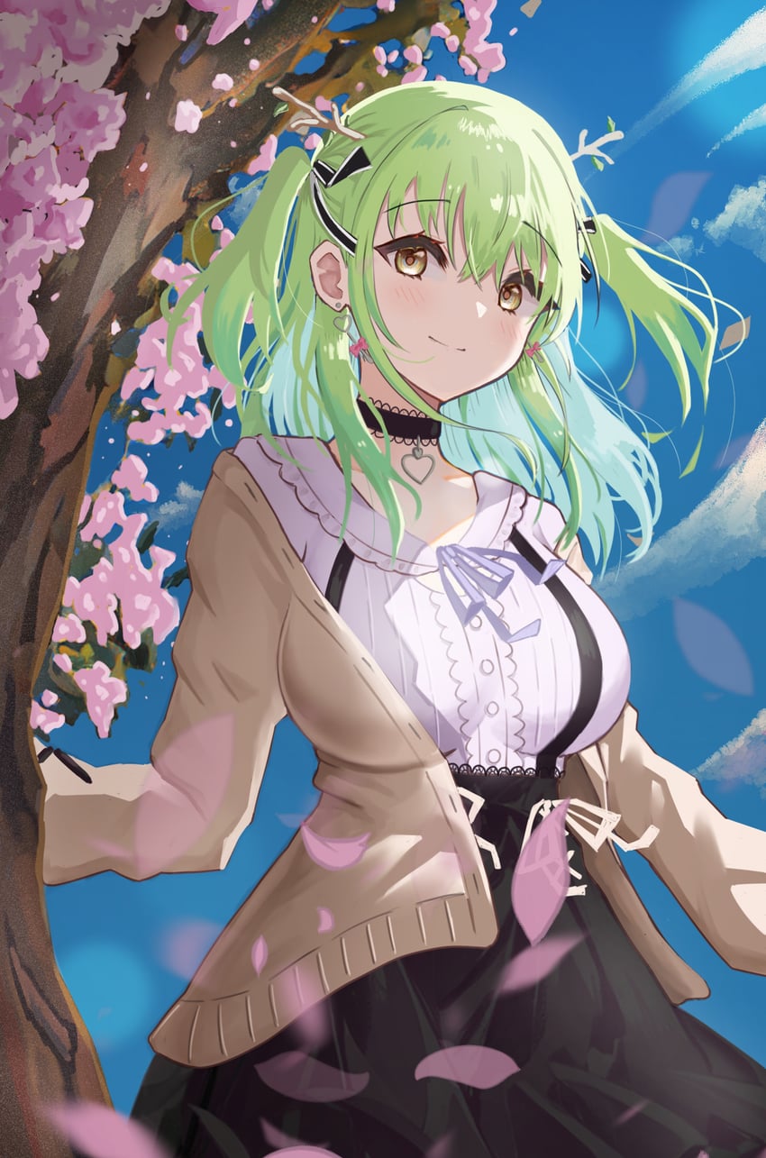 ceres fauna (hololive and 1 more) drawn by nyu-tan94