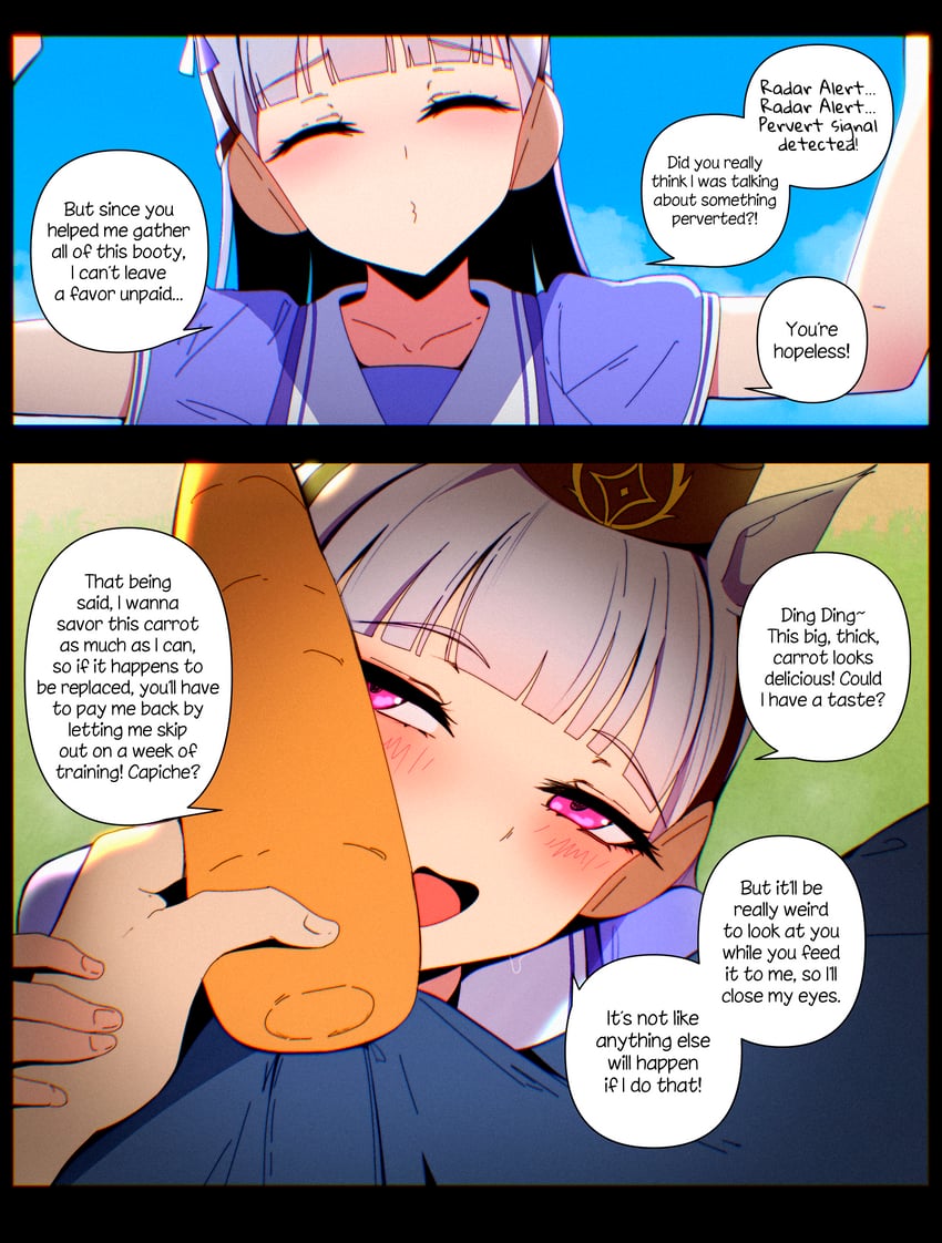 trainer, gold ship, and t-head trainer (umamusume) drawn by niui_(user_afvr8485)