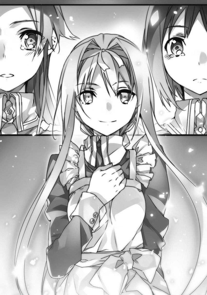 alice zuberg, ronye arabel, and tiese schtrinen (sword art online and 2 more) drawn by bunbun