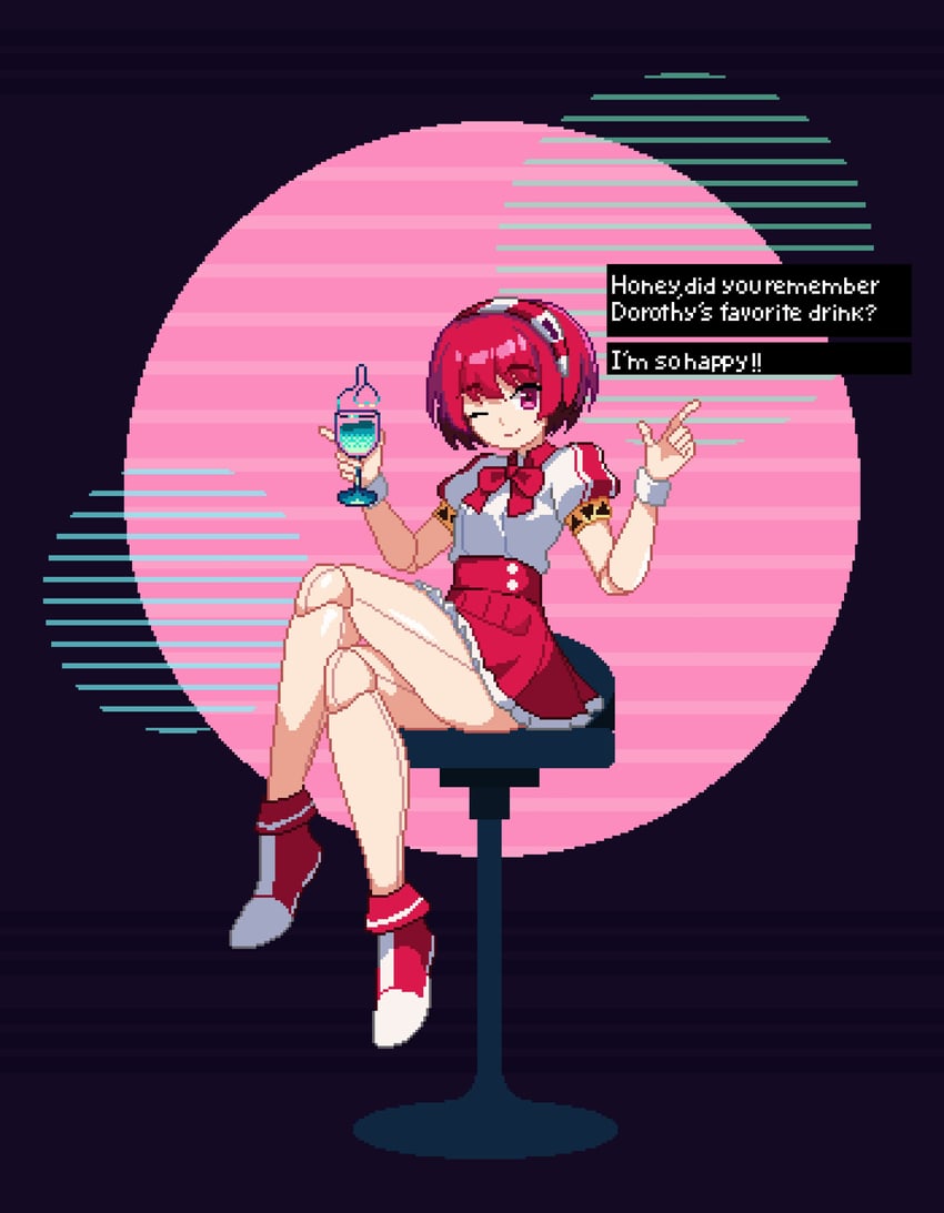 dorothy haze (va-11 hall-a) drawn by whitte_komett