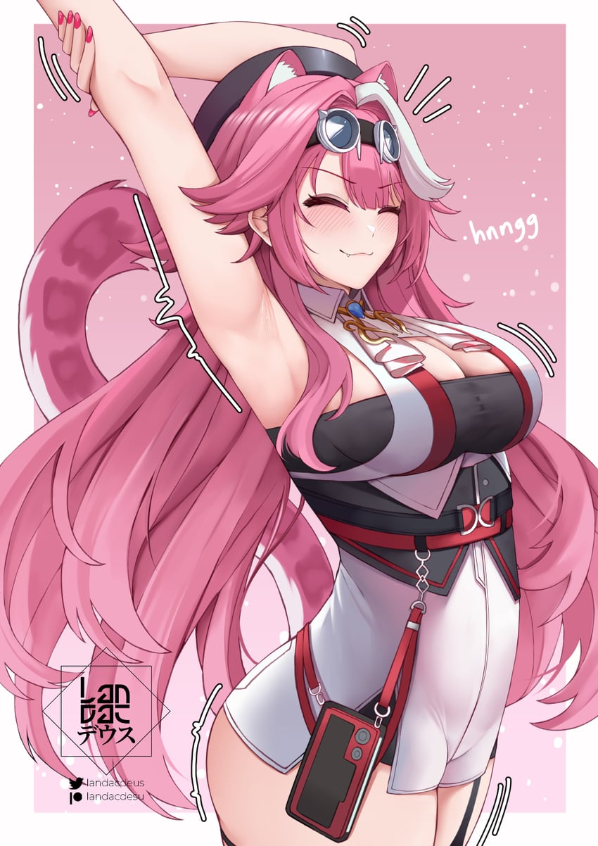 raora panthera (hololive and 1 more) drawn by landacdeus