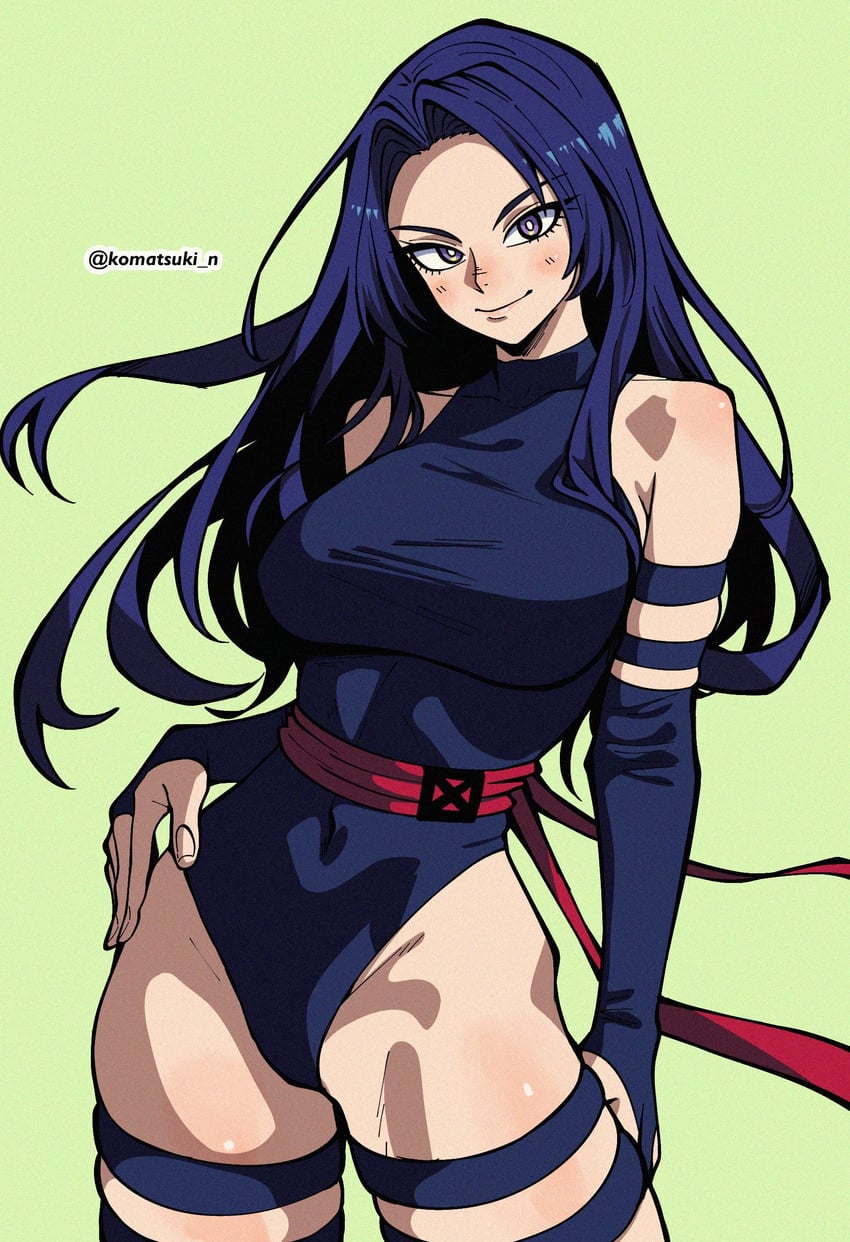 psylocke (marvel and 1 more) drawn by komatsuki_n