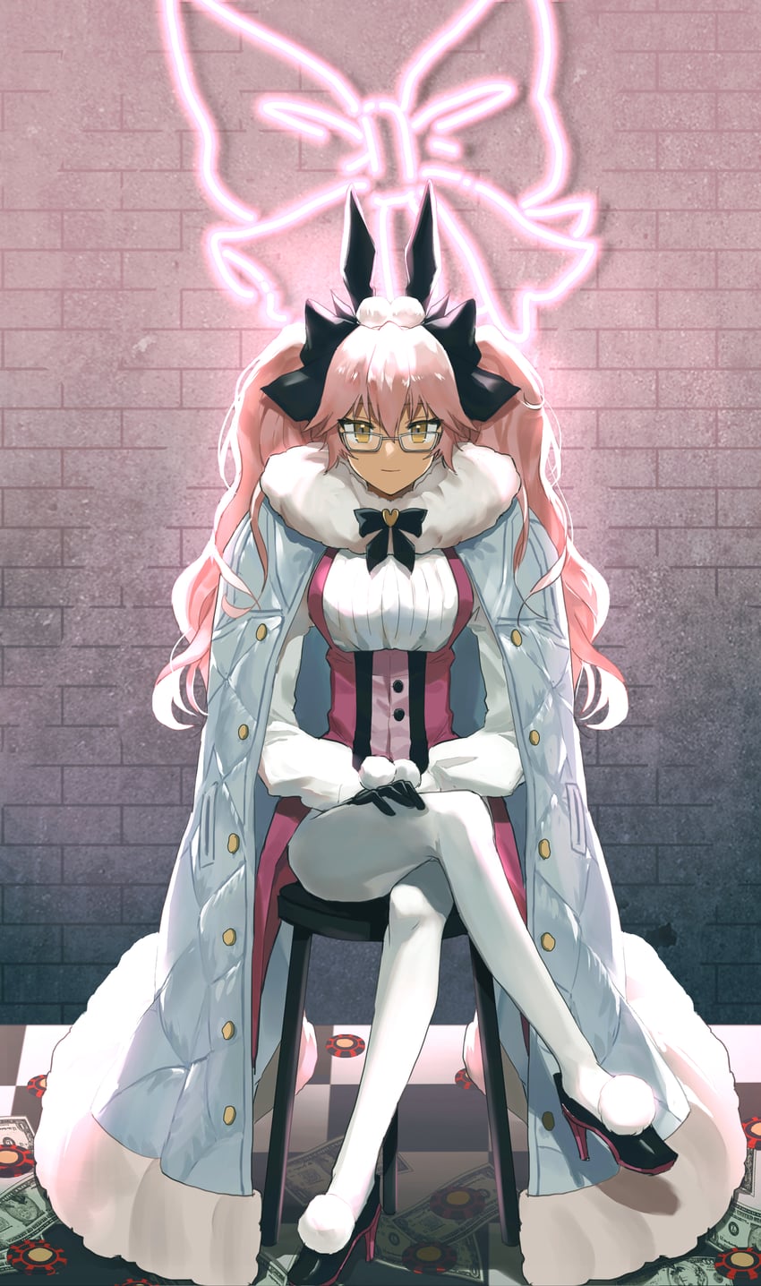 tamamo and koyanskaya (fate and 1 more) drawn by ddukbaegihunt