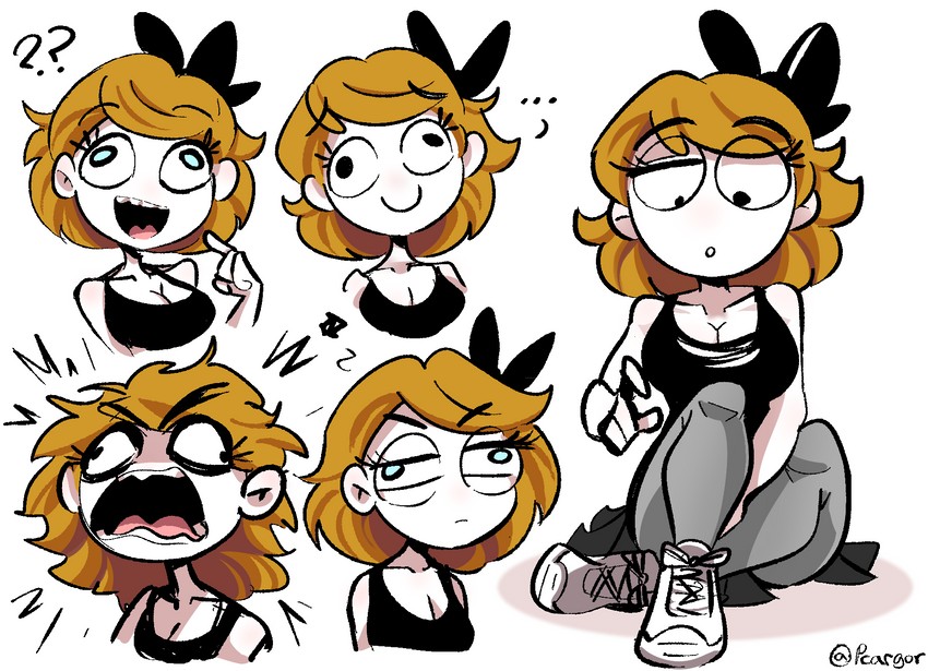 derpina (original and 1 more) drawn by peargor