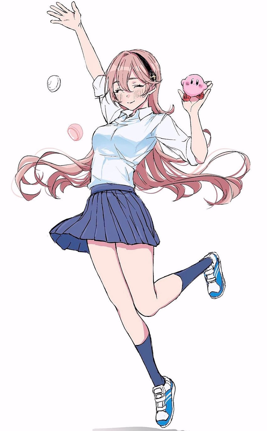 kirby and female corrin (fire emblem and 1 more) drawn by roroichi