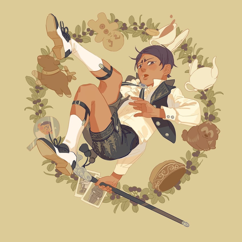tsukishima hajime and koito otonoshin (golden kamuy) drawn by chengongzi123