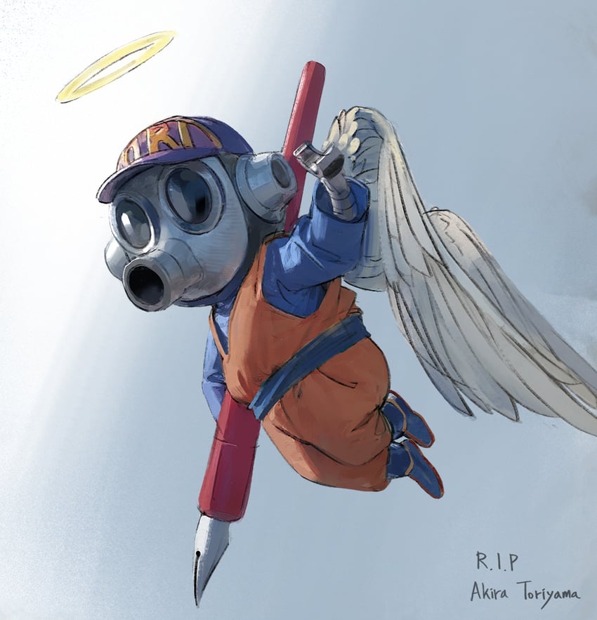 toriyama akira (dragon ball and 1 more) drawn by sangsoo_jeong