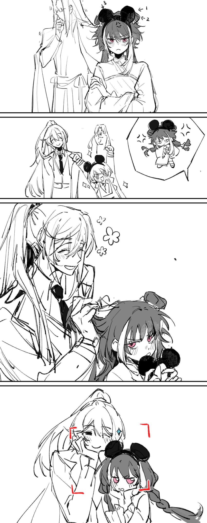 don quixote, hong lu, rodion, jia xichun, and wei (project moon and 1 more) drawn by jingshenhuanghu