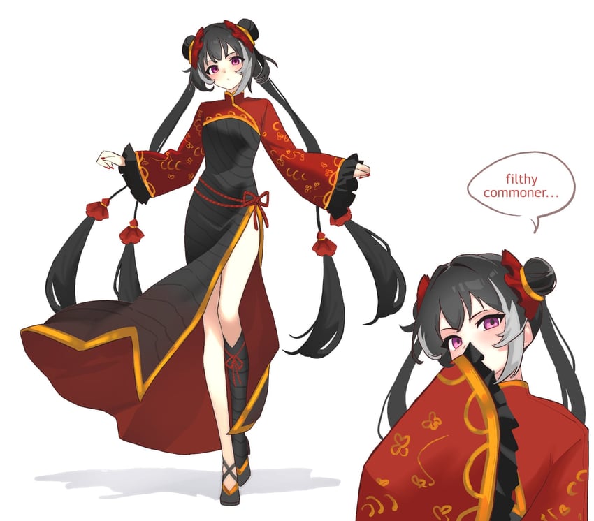 jia xichun (project moon and 1 more) drawn by past_desiderium