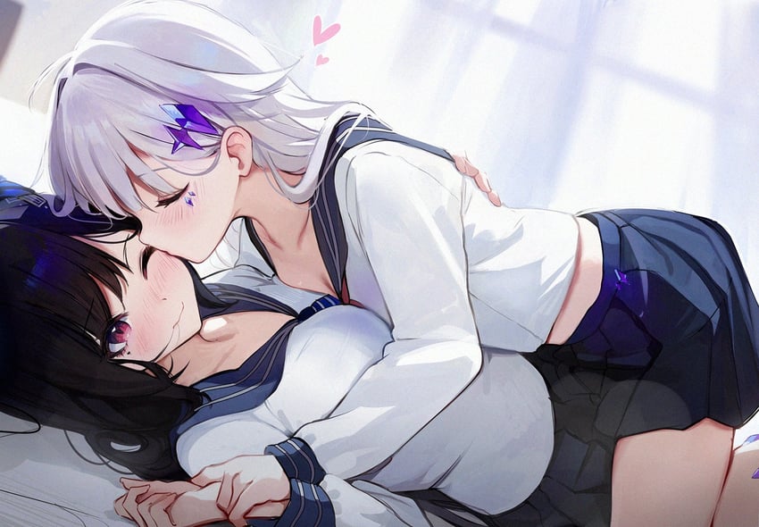 nerissa ravencroft and koseki bijou (hololive and 1 more) drawn by koahri