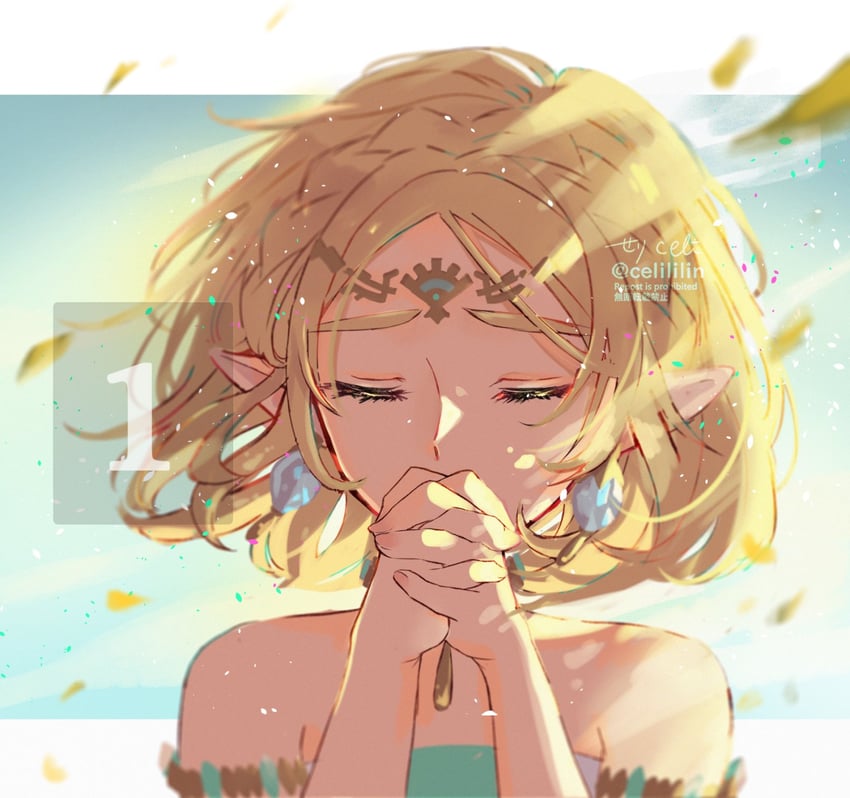 princess zelda (the legend of zelda and 1 more) drawn by seri_(yuukasakura)